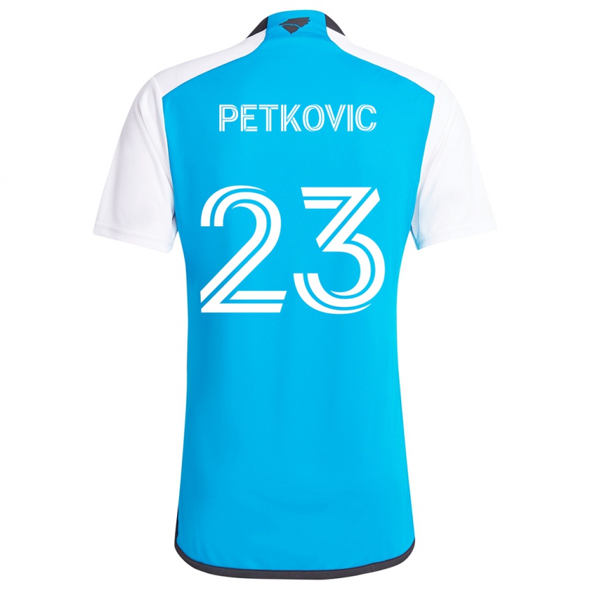 Criança Camisola Nikola Petkovic #23 Branco Azulado Principal 2024/25 Camisa