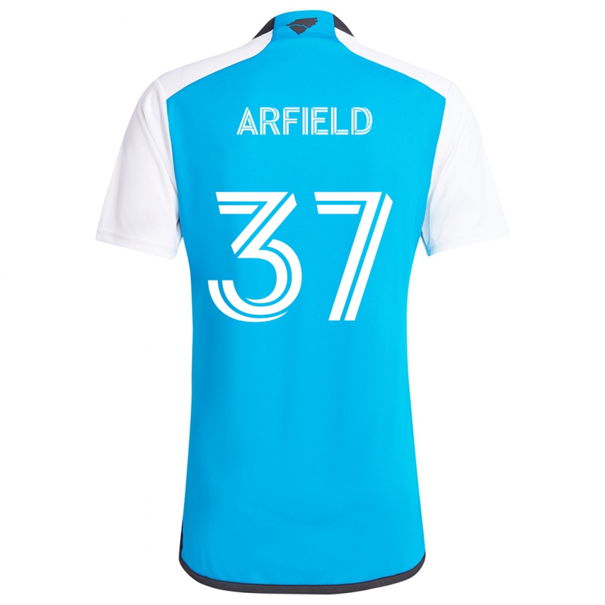 Criança Camisola Scott Arfield #37 Branco Azulado Principal 2024/25 Camisa