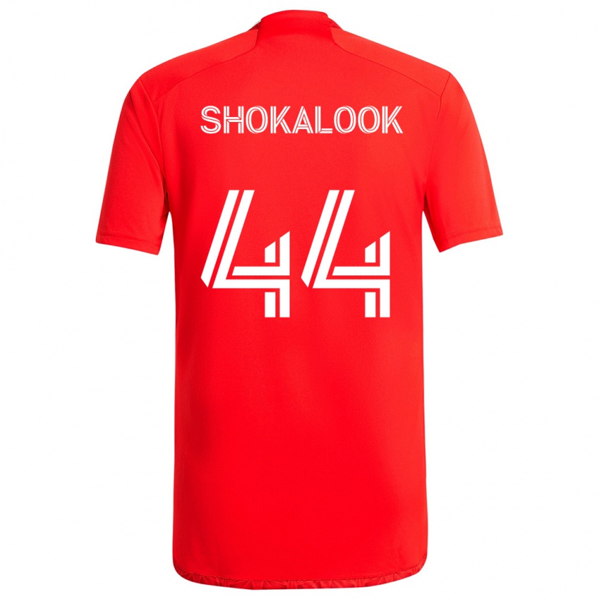 Criança Camisola Jason Shokalook #44 Vermelho Branco Principal 2024/25 Camisa