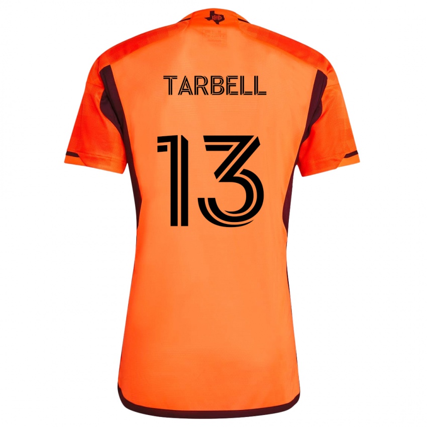 Criança Camisola Andrew Tarbell #13 Laranja Preto Principal 2024/25 Camisa