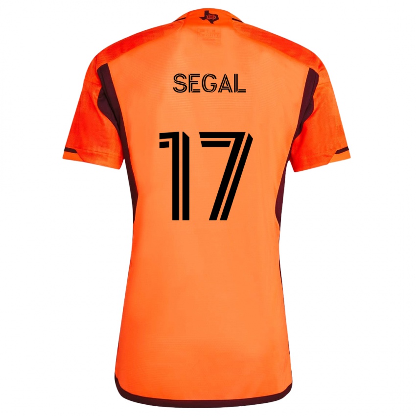 Criança Camisola Gabriel Segal #17 Laranja Preto Principal 2024/25 Camisa