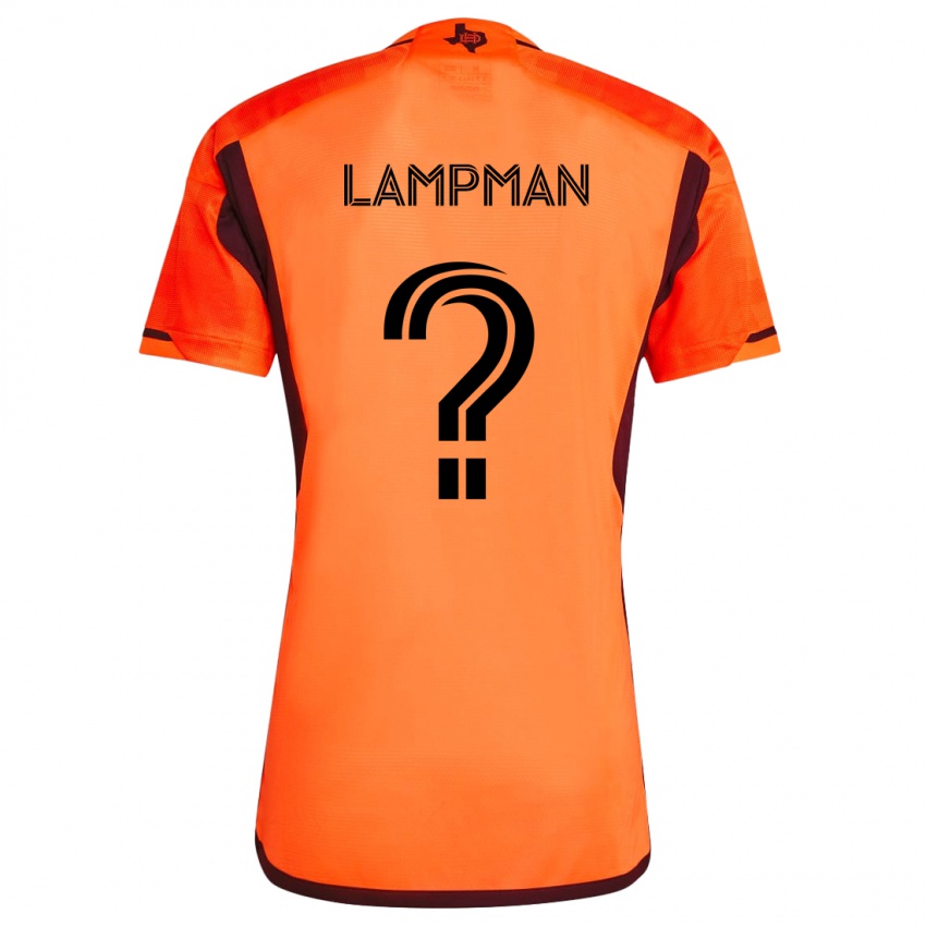 Criança Camisola Tate Lampman #0 Laranja Preto Principal 2024/25 Camisa