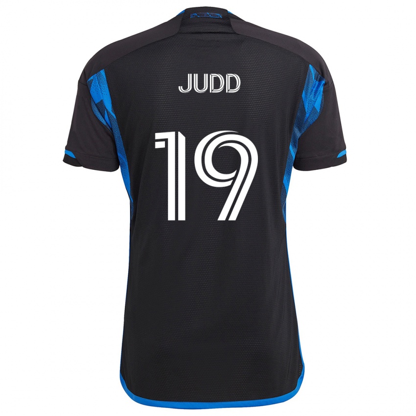 Criança Camisola Preston Judd #19 Azul Preto Principal 2024/25 Camisa