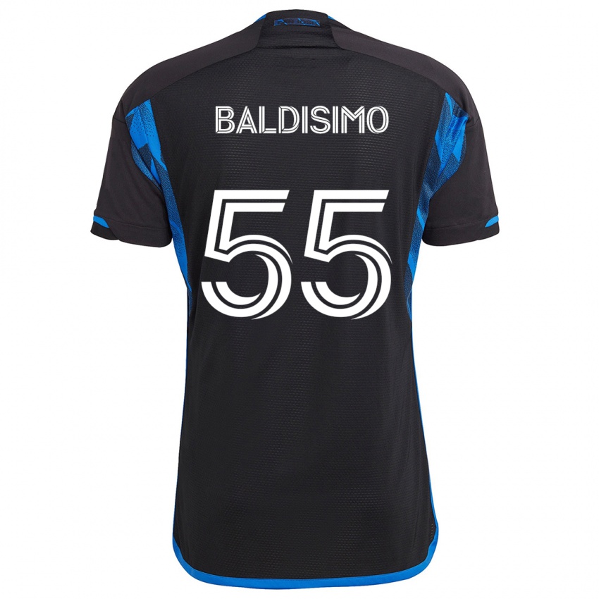 Criança Camisola Michael Baldisimo #55 Azul Preto Principal 2024/25 Camisa