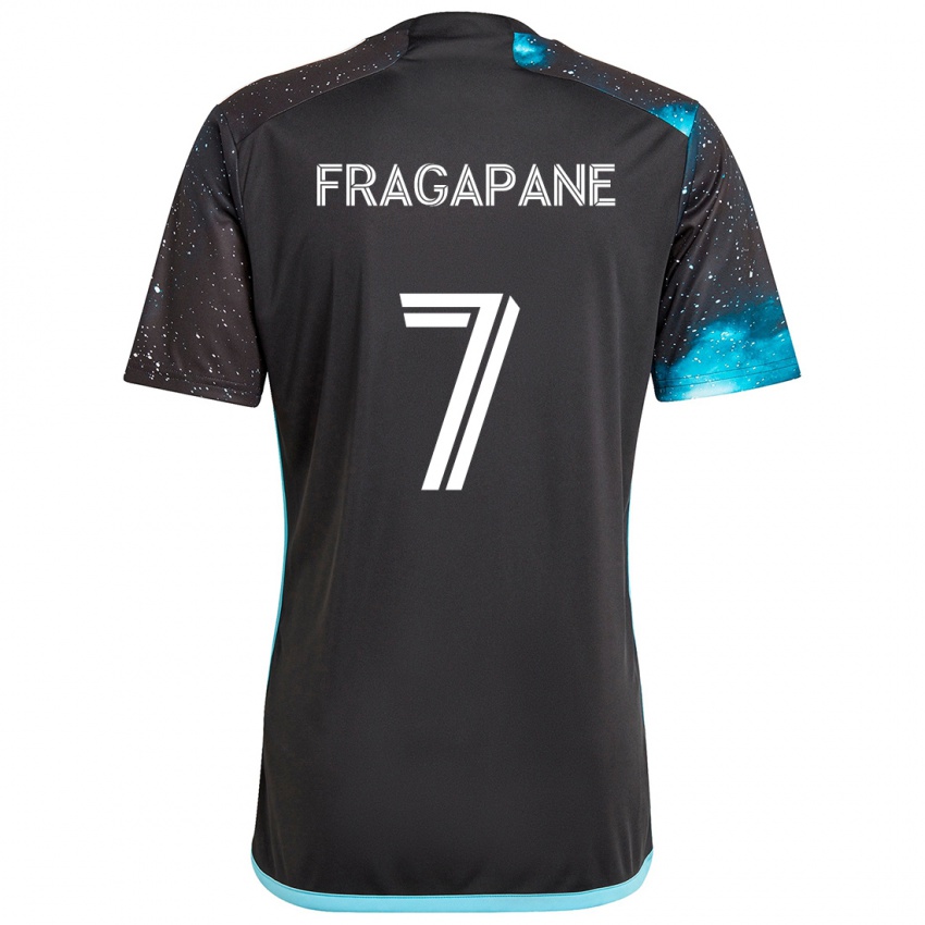 Criança Camisola Franco Fragapane #7 Preto Azul Principal 2024/25 Camisa