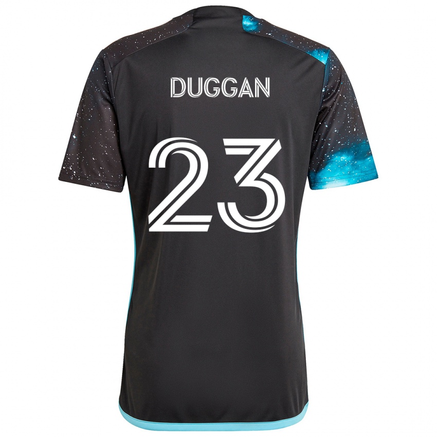 Criança Camisola Morris Duggan #23 Preto Azul Principal 2024/25 Camisa