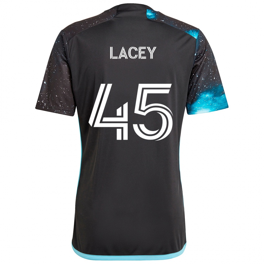 Criança Camisola Kameron Lacey #45 Preto Azul Principal 2024/25 Camisa