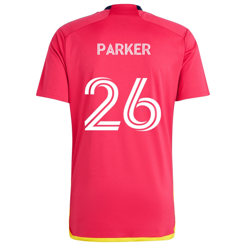 Criança Camisola Tim Parker #26 Vermelho Azul Principal 2024/25 Camisa