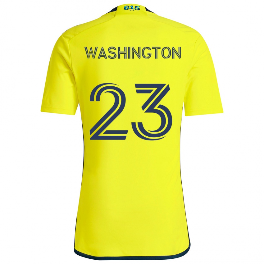 Criança Camisola Taylor Washington #23 Amarelo Azul Principal 2024/25 Camisa