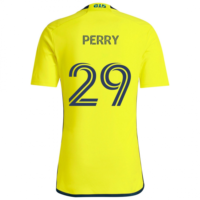 Criança Camisola Nebiyou Perry #29 Amarelo Azul Principal 2024/25 Camisa