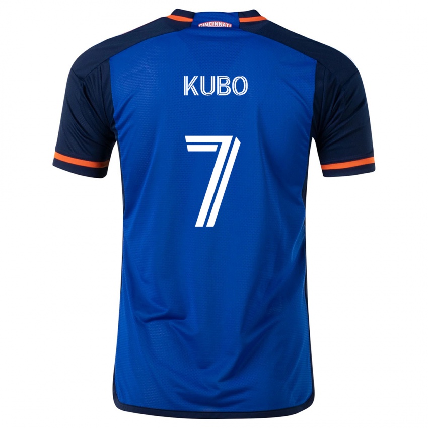 Criança Camisola Yuya Kubo #7 Branco Azulado Principal 2024/25 Camisa