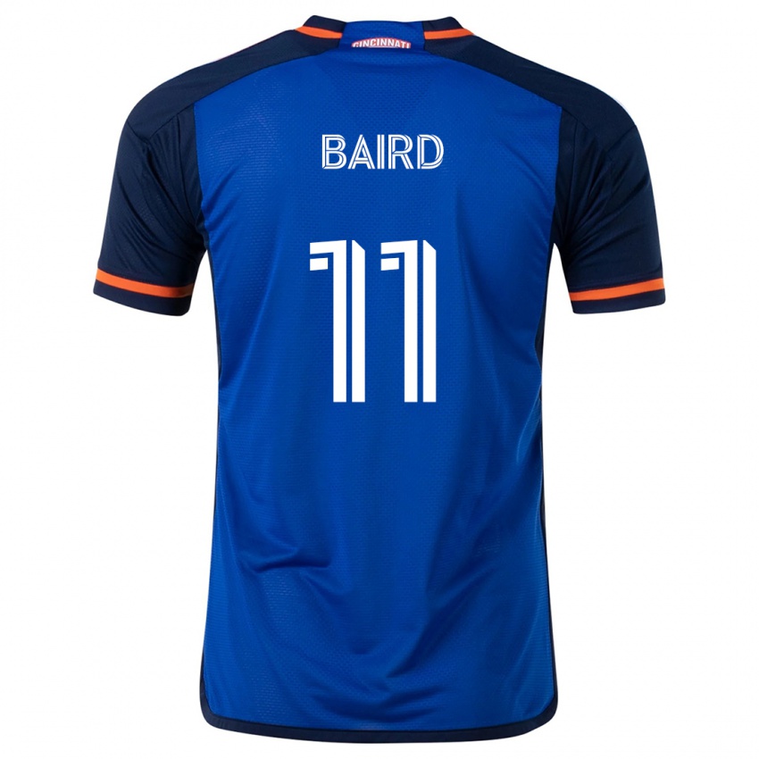 Criança Camisola Corey Baird #11 Branco Azulado Principal 2024/25 Camisa