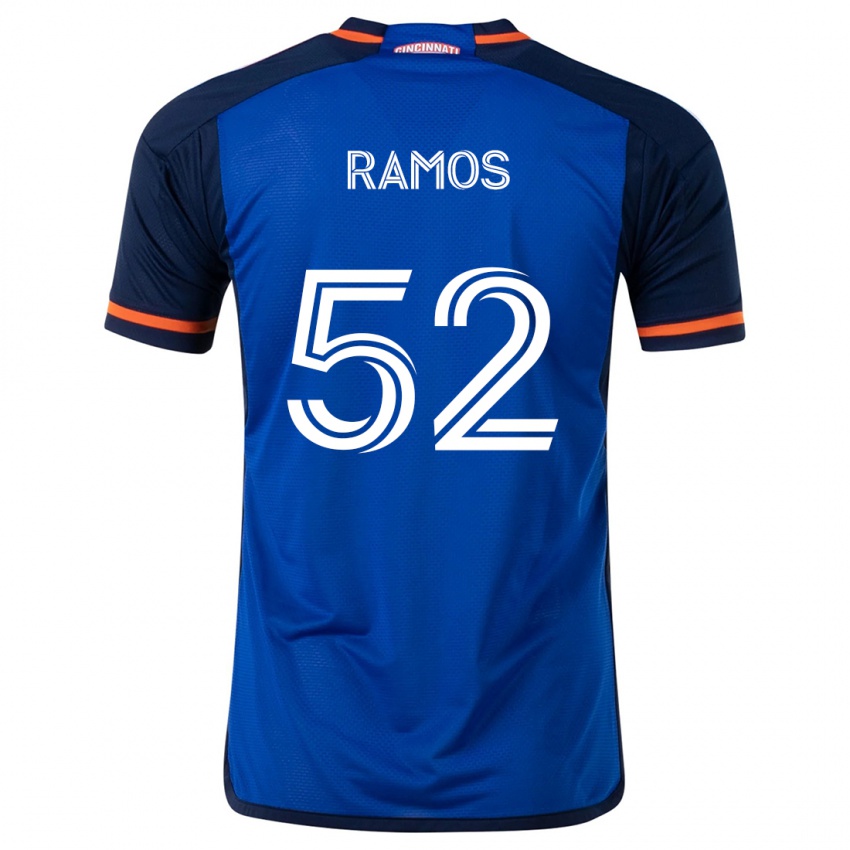 Criança Camisola Yair Ramos #52 Branco Azulado Principal 2024/25 Camisa