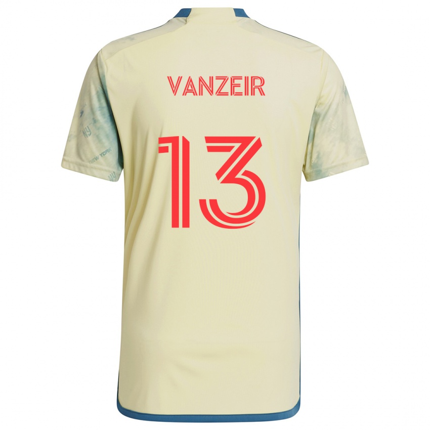 Criança Camisola Dante Vanzeir #13 Amarelo Vermelho Azul Principal 2024/25 Camisa