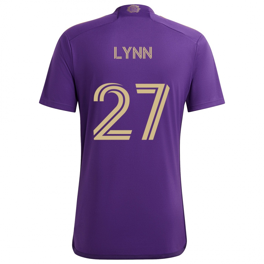 Criança Camisola Jack Lynn #27 Roxo Amarelo Principal 2024/25 Camisa