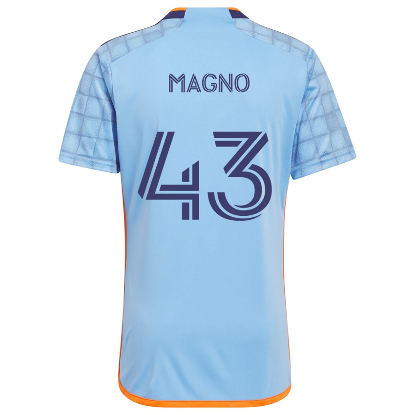 Criança Camisola Talles Magno #43 Azul Laranja Principal 2024/25 Camisa