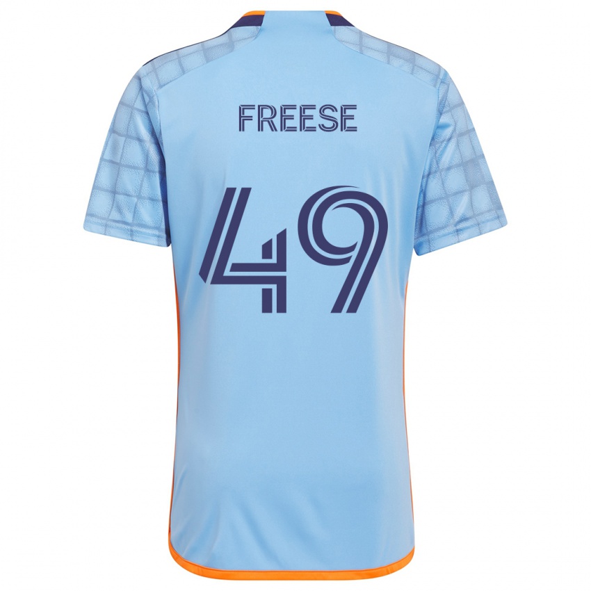 Criança Camisola Matt Freese #49 Azul Laranja Principal 2024/25 Camisa