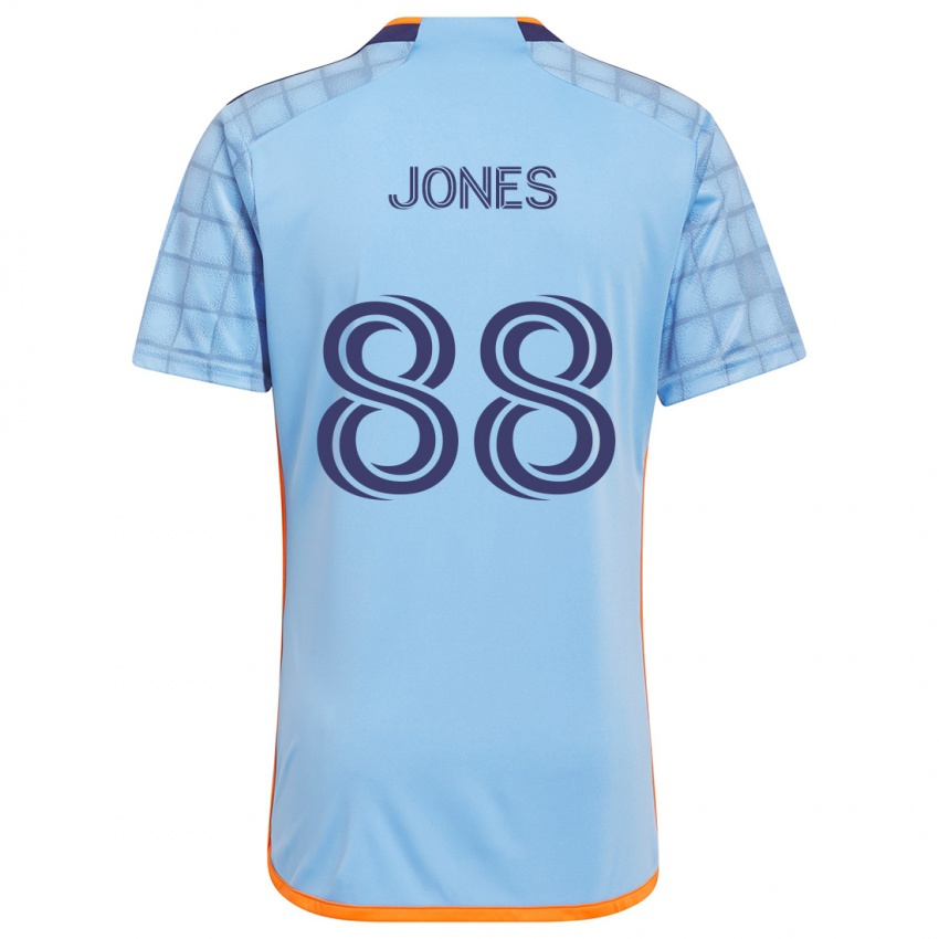 Criança Camisola Malachi Jones #88 Azul Laranja Principal 2024/25 Camisa