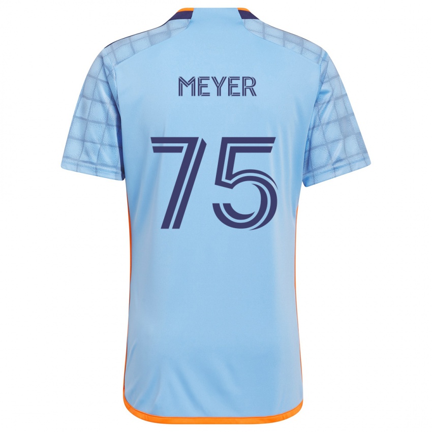 Criança Camisola Will Meyer #75 Azul Laranja Principal 2024/25 Camisa