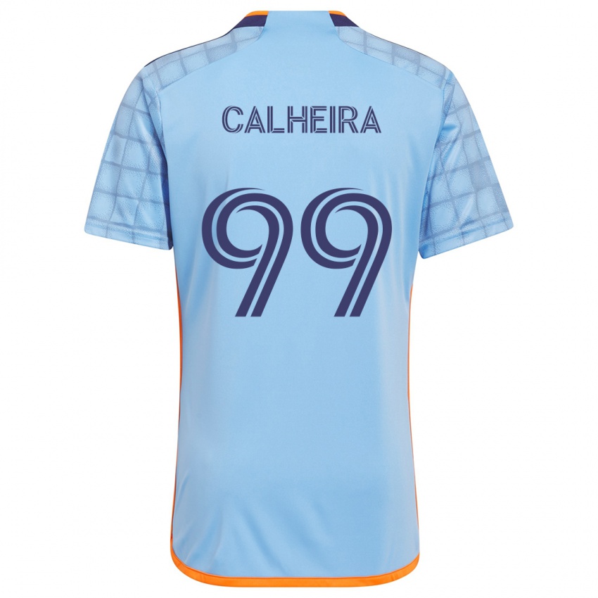 Criança Camisola Taylor Calheira #99 Azul Laranja Principal 2024/25 Camisa