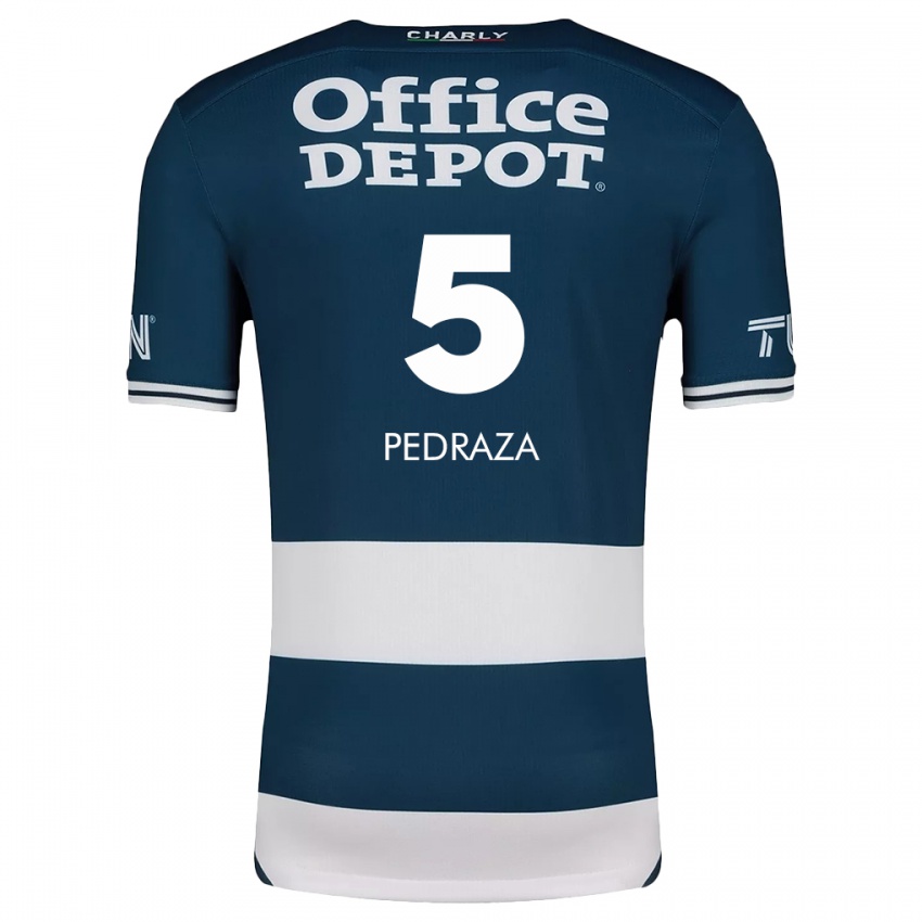 Criança Camisola Pedro Pedraza #5 Branco Azulado Principal 2024/25 Camisa