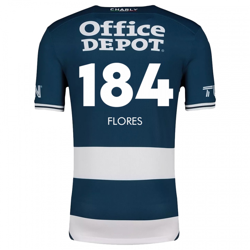 Criança Camisola Jason Flores #184 Branco Azulado Principal 2024/25 Camisa