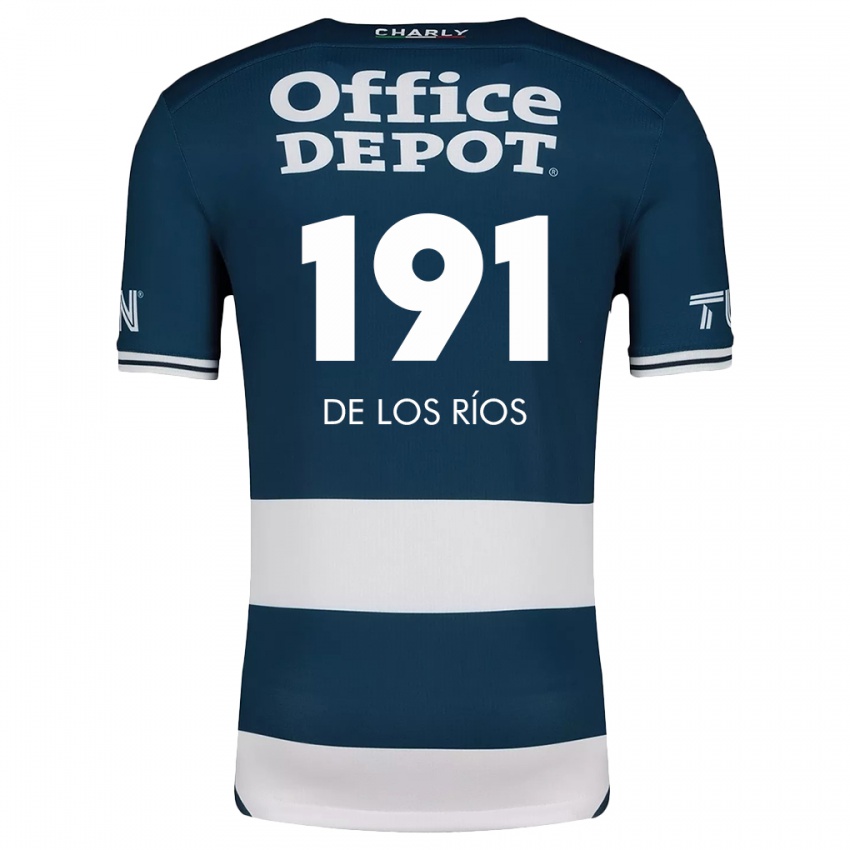 Criança Camisola Sergio De Los Ríos #191 Branco Azulado Principal 2024/25 Camisa