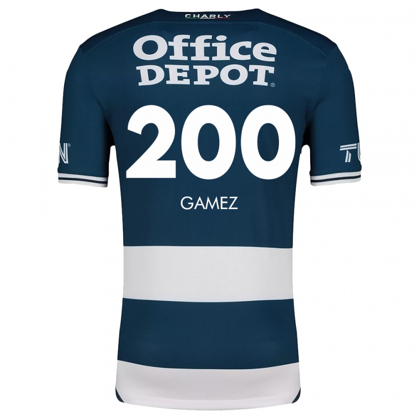 Criança Camisola Sergio Gámez #200 Branco Azulado Principal 2024/25 Camisa