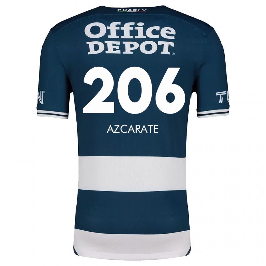 Criança Camisola Yerar Azcárate #206 Branco Azulado Principal 2024/25 Camisa