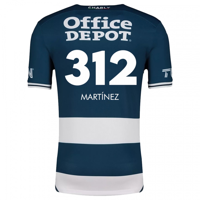 Criança Camisola Ulises Martínez #312 Branco Azulado Principal 2024/25 Camisa