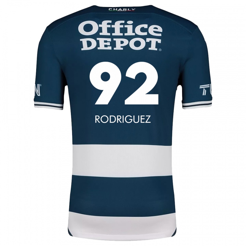 Criança Camisola Sergio Rodríguez #92 Branco Azulado Principal 2024/25 Camisa