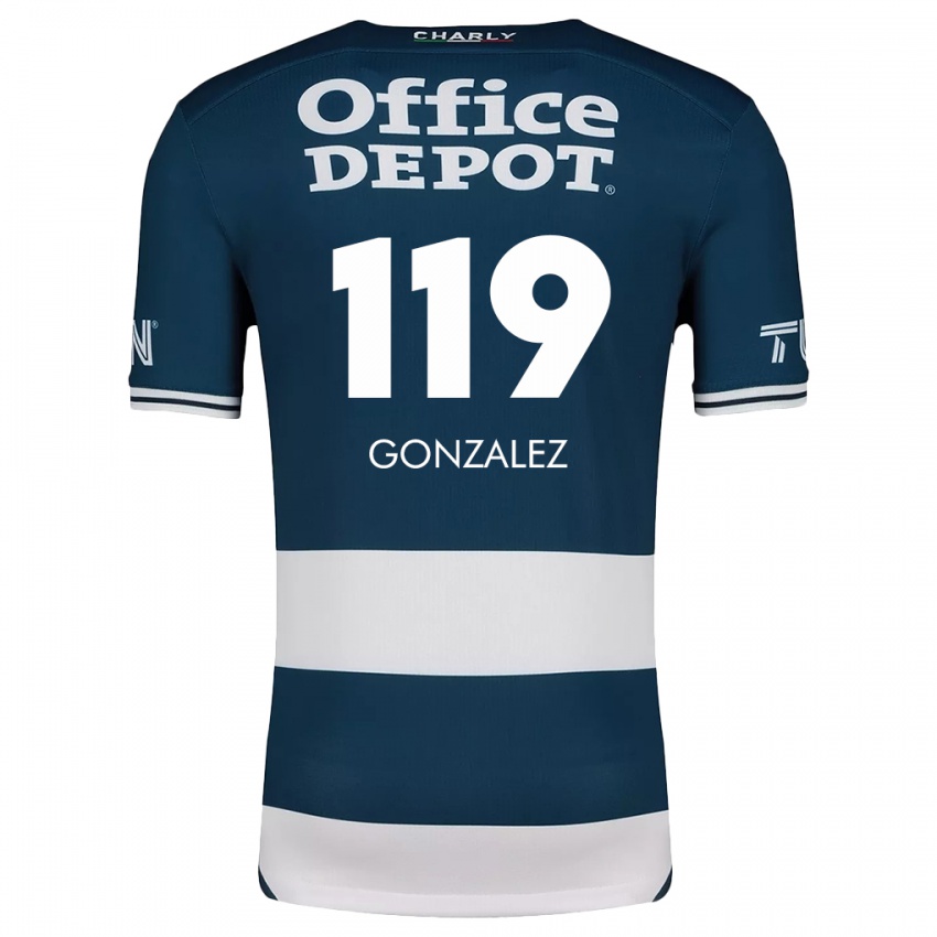 Criança Camisola Juan González #119 Branco Azulado Principal 2024/25 Camisa