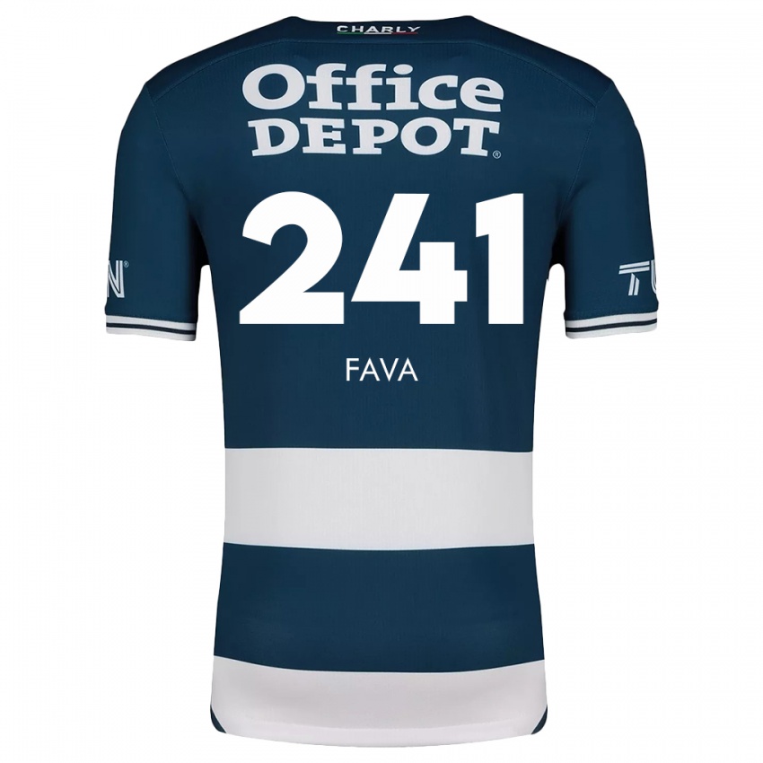 Criança Camisola Marco Fava #241 Branco Azulado Principal 2024/25 Camisa