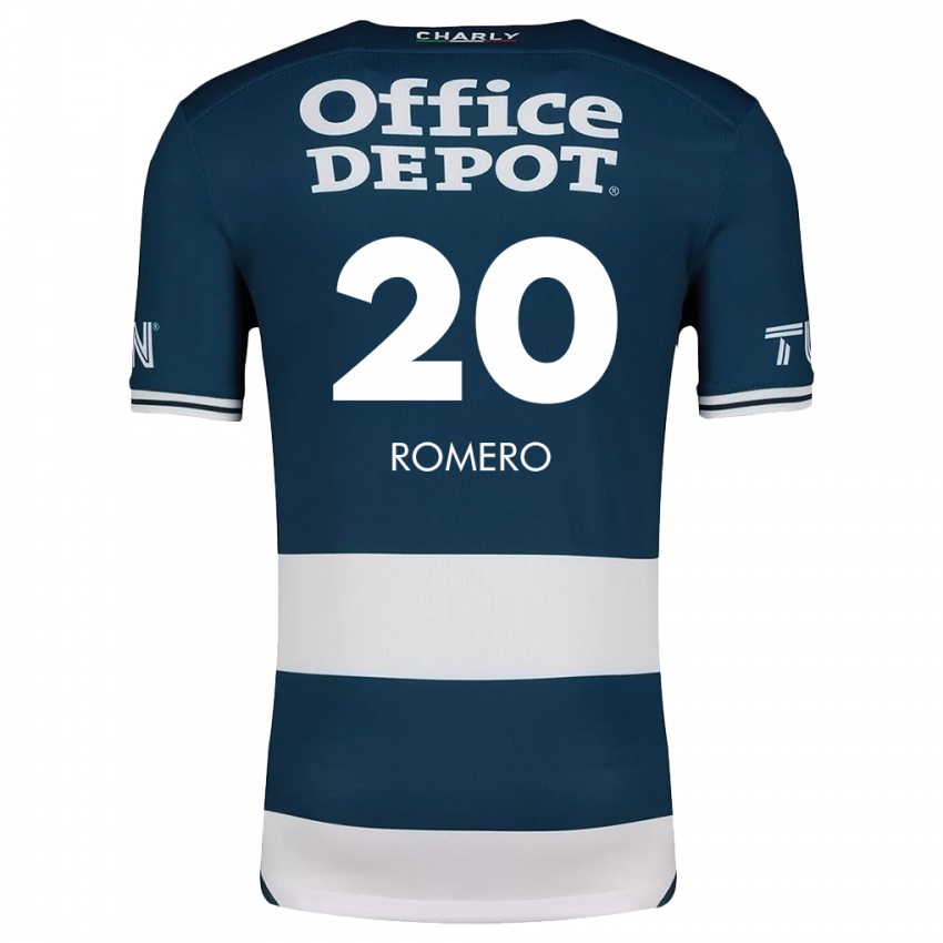 Criança Camisola Tamara Romero #20 Branco Azulado Principal 2024/25 Camisa