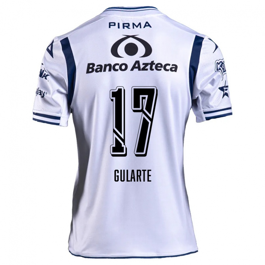 Criança Camisola Emanuel Gularte #17 Branco Azul Marinho Principal 2024/25 Camisa