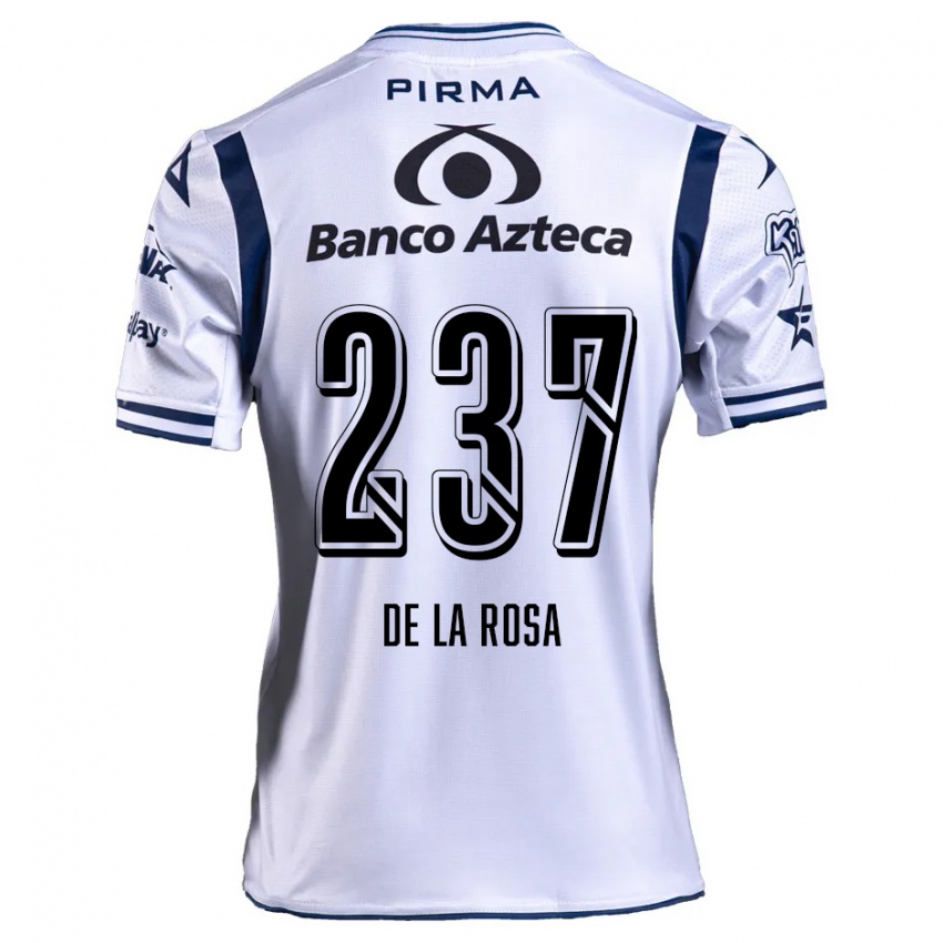 Criança Camisola Álvaro De La Rosa #237 Branco Azul Marinho Principal 2024/25 Camisa