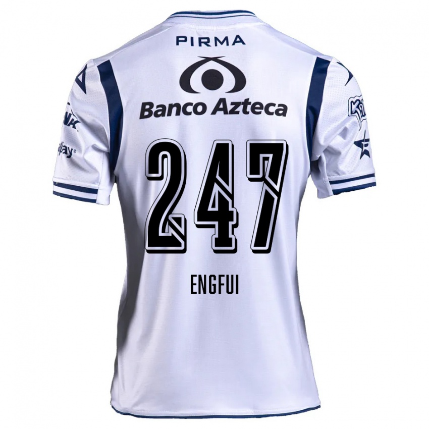 Criança Camisola Emilio Engfui #247 Branco Azul Marinho Principal 2024/25 Camisa