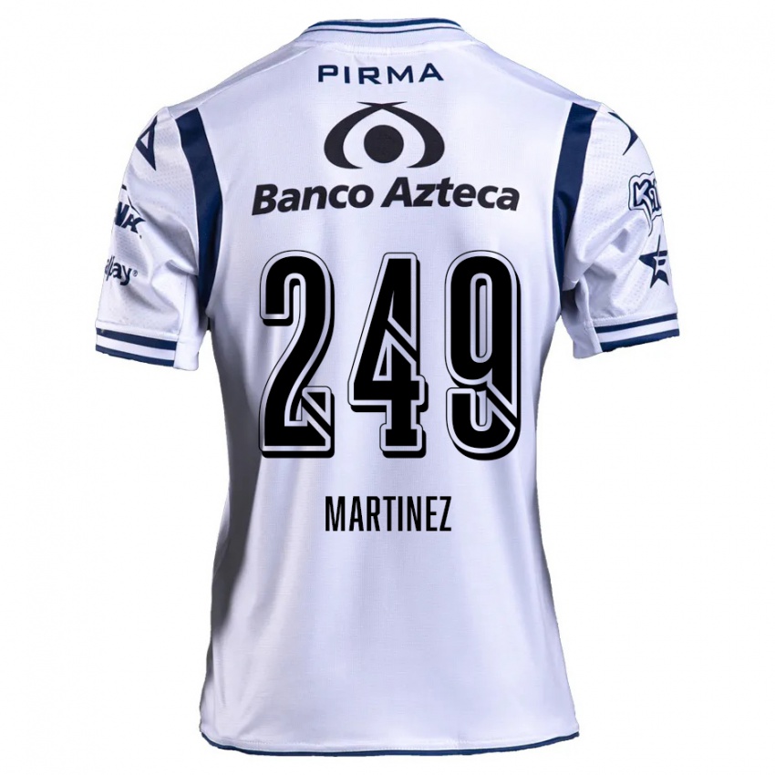 Criança Camisola Juan Martínez #249 Branco Azul Marinho Principal 2024/25 Camisa