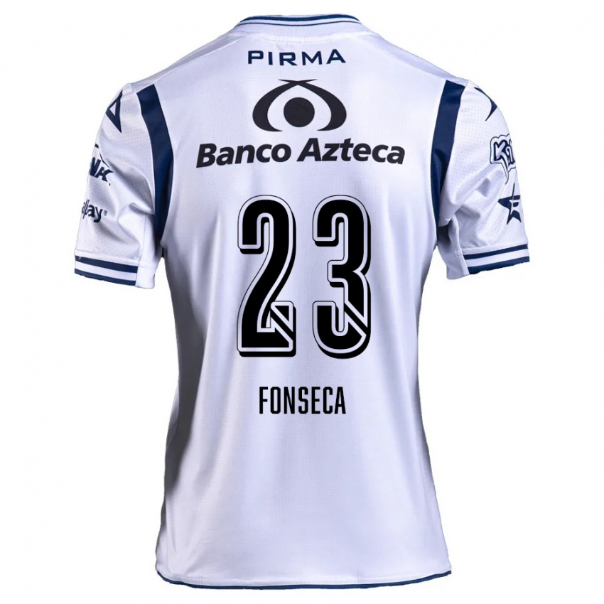 Criança Camisola Camila Fonseca #23 Branco Azul Marinho Principal 2024/25 Camisa