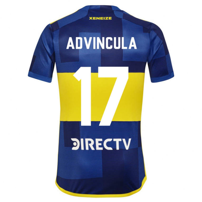 Criança Camisola Luis Advincula #17 Azul Amarelo Principal 2024/25 Camisa