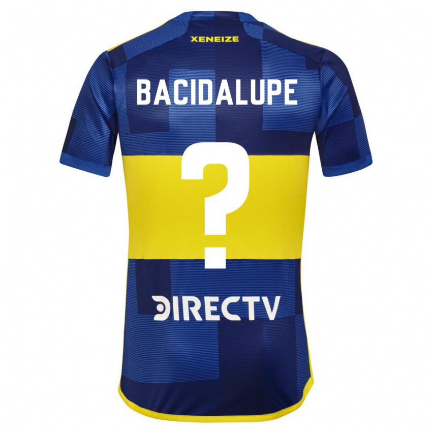 Criança Camisola Rodrigo Bacidalupe #0 Azul Amarelo Principal 2024/25 Camisa