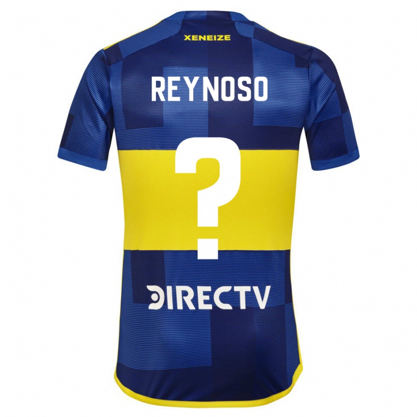 Criança Camisola Agustin Reynoso #0 Azul Amarelo Principal 2024/25 Camisa