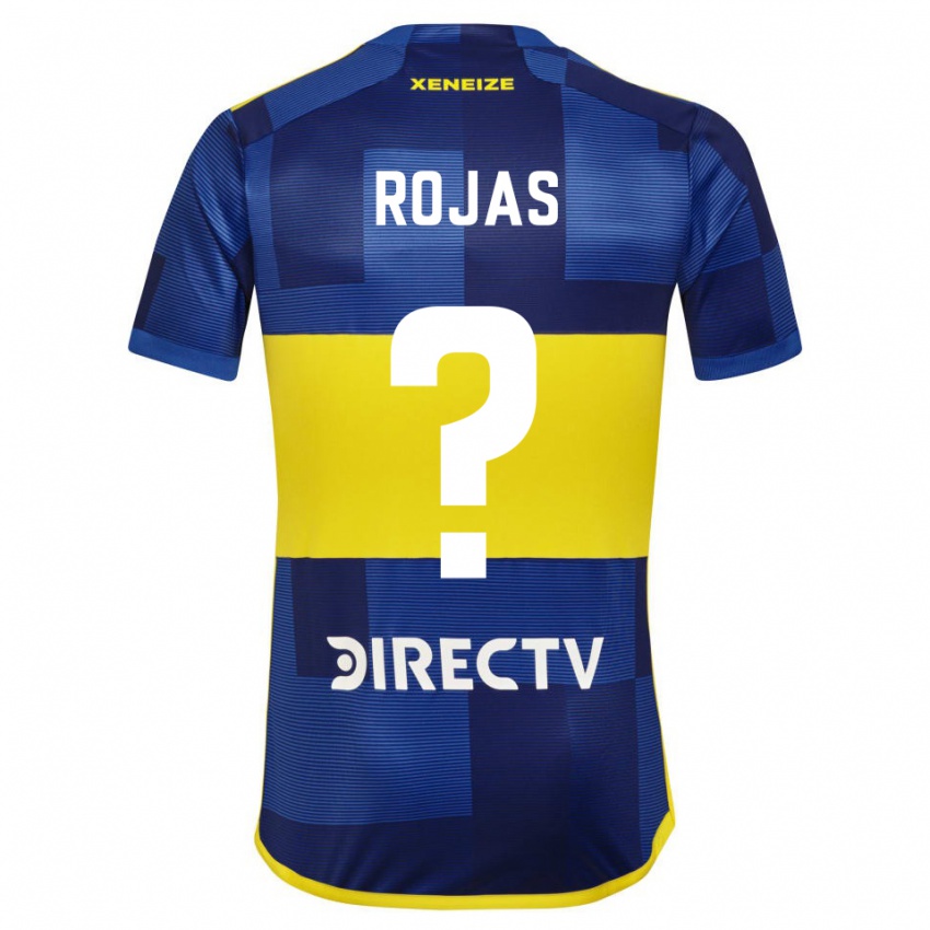 Criança Camisola Ignacio Rojas #0 Azul Amarelo Principal 2024/25 Camisa