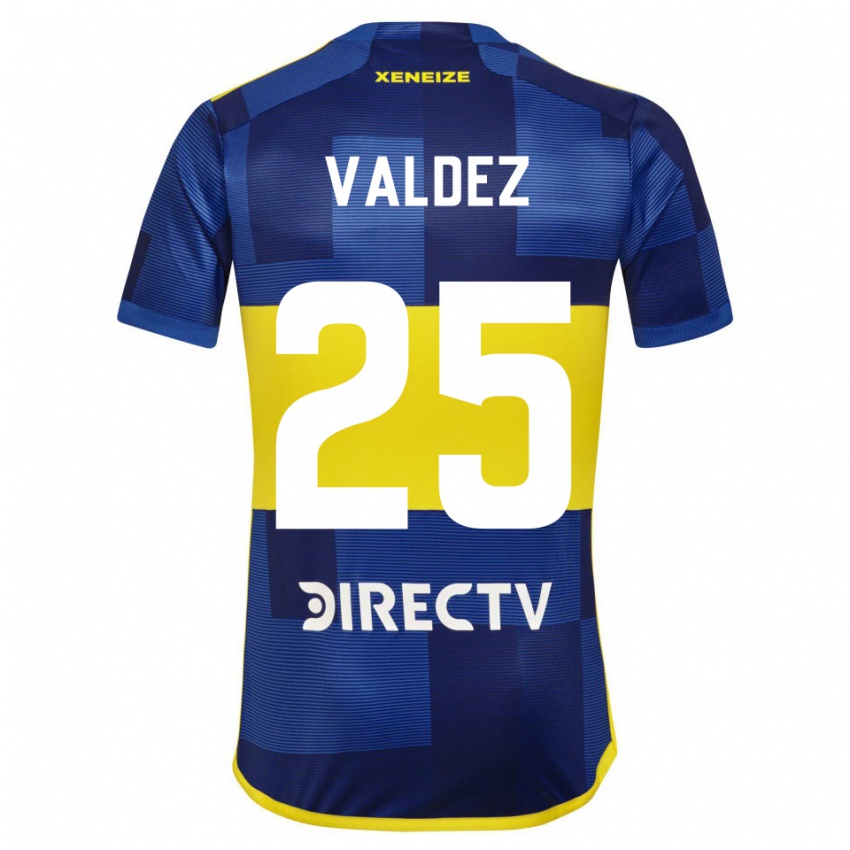 Criança Camisola Bruno Valdez #25 Azul Amarelo Principal 2024/25 Camisa