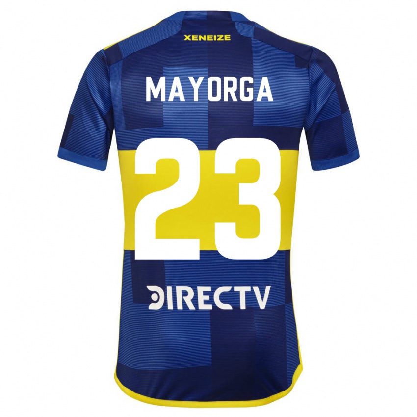 Criança Camisola Miriam Mayorga #23 Azul Amarelo Principal 2024/25 Camisa