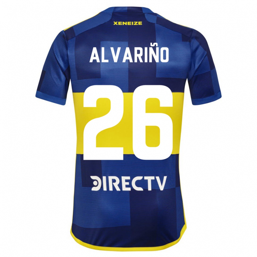 Criança Camisola Alexis Alvariño #26 Azul Amarelo Principal 2024/25 Camisa