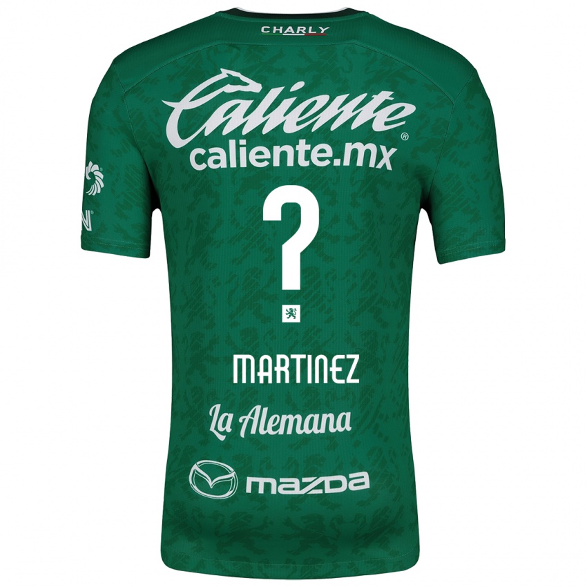 Criança Camisola Edson Martínez #0 Verde Branco Principal 2024/25 Camisa