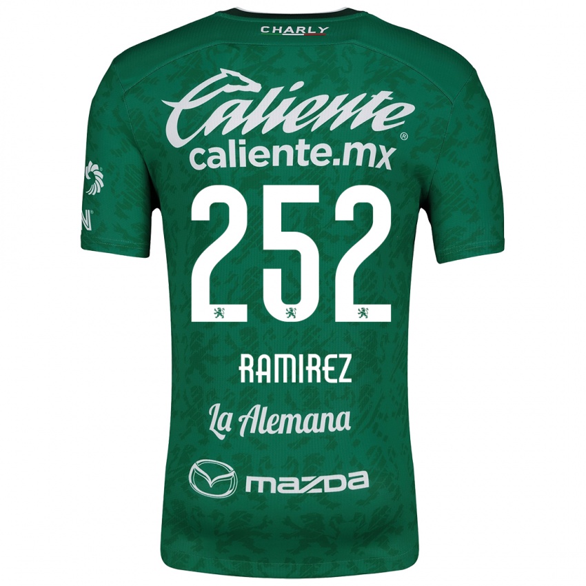 Criança Camisola Luis Ramírez #252 Verde Branco Principal 2024/25 Camisa