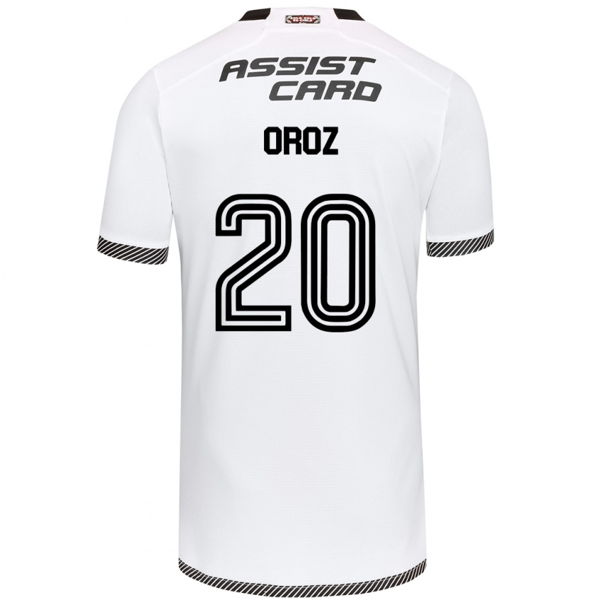 Criança Camisola Alexander Oroz #20 Branco Preto Principal 2024/25 Camisa