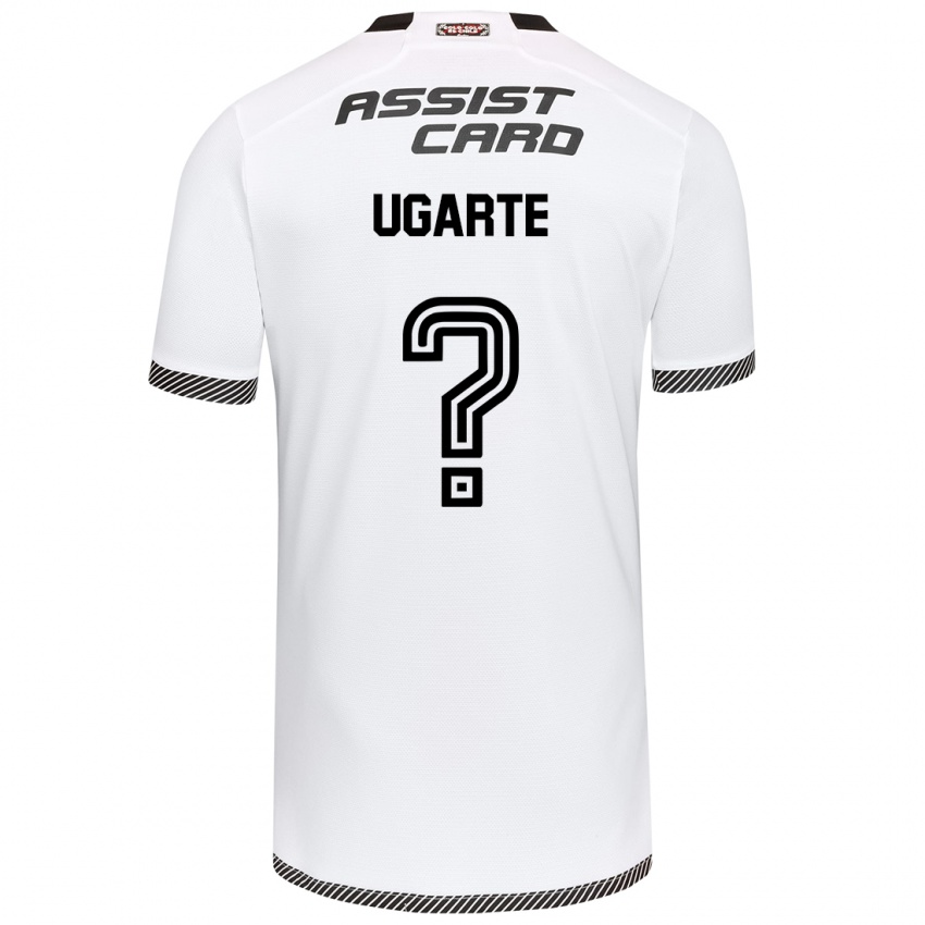 Criança Camisola Pablo Ugarte #0 Branco Preto Principal 2024/25 Camisa